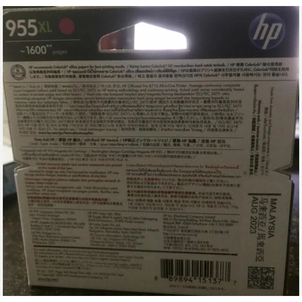 Tinta Printer HP 955XL Magenta