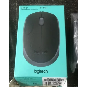 Mouse Wireless Logitech M170 Hitam 