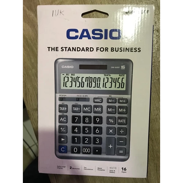 Kalkulator Casio DM 1600F (16 digit) sit