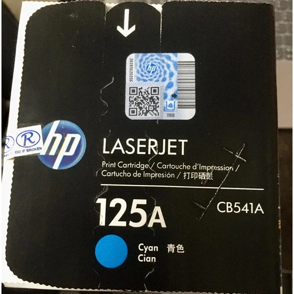 Toner Printer HP Laserjet 125A Cyan (CB541A)
