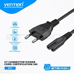 Vention Kabel Power Printer C7 Konektor Angka 8 Ac cord Ori - ZCI 1.8M