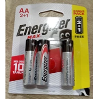 Baterai Energizer Max Alkaline AA dan atau AAA
