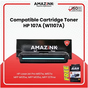 AMAZiNK Cartridge Toner Compatible Hp Mono 107A (W1107A)