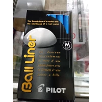 Pulpen Ballpoint (Tanda Tangan) Pen Pilot Ball Liner (Biru)